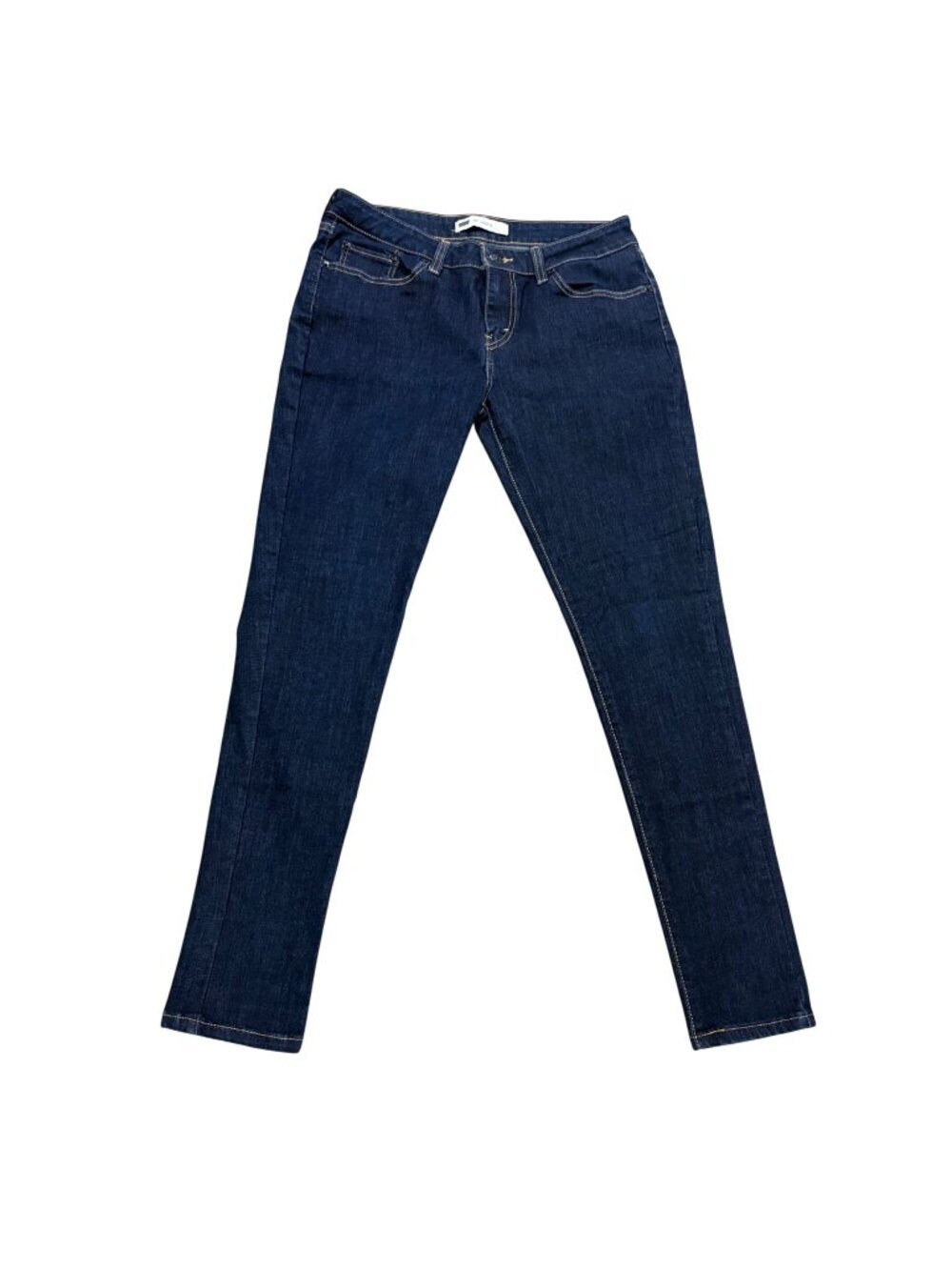 Levis Womens 535 Legging Jeans Dark Wash Denim Skinny Stretch Size 13M